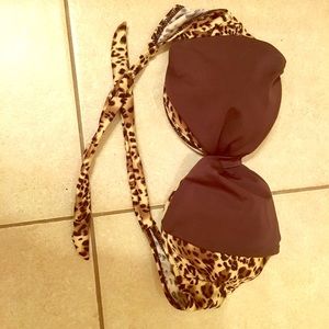 Bikini top- cheetah